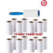 Özgürce 24 Adet Tüy Toplama Rulo Seti + Hediye Sap, Kedi ve Köpekler Için