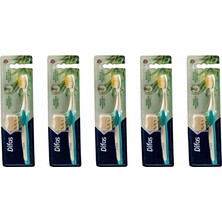 Difaş Misvak Özlü Kalsiyum Karbonatlı Diş Fırçası 5li