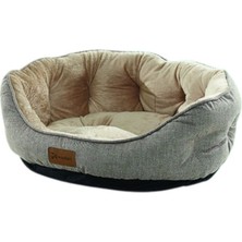 Woolart Sprit Model Kedi Köpek Yatağı Gri Xl
