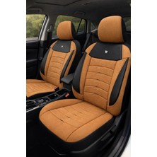 Nato Concept Citroen C4 Hatchback / Confortplus 2013 Aracınıza Uyum Sağlayan 5 Koltuk Oto Koltuk Kılıfı Takımı -Tesla Taba