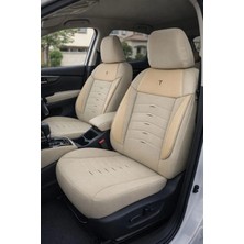 Nato Concept Seat Ibiza Hatchback 2009 Aracınıza Uyum Sağlayan Tam Takım Oto Koltuk Kılıfı - Tesla Bej