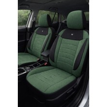 Nato Concept Fiat Tipo Hatchback 1996 Aracınıza Uyum Sağlayan Tam Takım Oto Koltuk Kılıfı - Tesla Yeşil