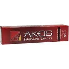 Akos 60 ml Tüp Boya 4.53 Yanardağ Ateşi Normal Saçlar İçin Kremsi Etkili Formül