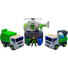 Ctoy Işıklı ve Sesli Çevre Temizlik Araçları Seti CTOY-WY521A