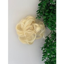 Aura Peruk Platin Renge Sahip Topuz Tokası