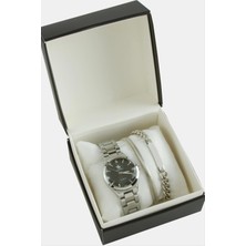 SiHako Metal Bayan Kol Saati ve Kutulu Bileklik Kombini