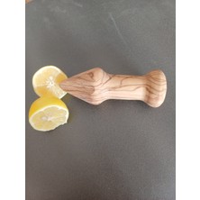 Feyza Design El Yapımı Zeytin Ağacı Limon Sıkacağı, Doğal ve Şık Tasarım