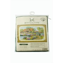 SiHako Ev Çiçek Baskılı Goblen Seti 41*53