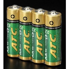 Atc R6 Çinko Karbon Kalın Kalem Pil 1.5V (Aa) 4'lü