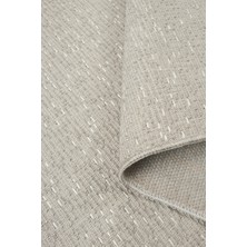 Kupon Halı Gri Sisal Yolluk - Pamuk Tabanlı Kaymaz Tozumaz Makinede Yıkanabilir Mutfak Salon Halısı