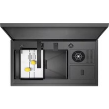 Gürtuz Ultrasonik Akıllı Evye Uzaktan Kumandalı Kapaklı Orta Boy