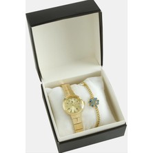 SiHako Metal Bayan Kol Saati ve Kutulu Bileklik Kombini