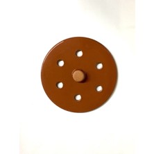 Feyza Design Büyük Boy 23 cm Sırlı Sarma ve Dolma Taşı Kapaklı El Yapımı