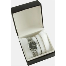 SiHako Metal Bayan Kol Saati ve Kutulu Bileklik Kombini