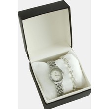 SiHako Metal Bayan Kol Saati ve Kutulu Bileklik Kombini