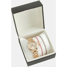 SiHako Metal Bayan Kol Saati ve Kutulu Bileklik Kombini