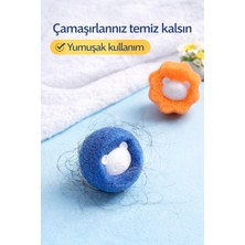 Özgürce Yıkanabilir Evcil Hayvan Tüy Toplama Topu, Çamaşır Makinesi Için, 2 Adet