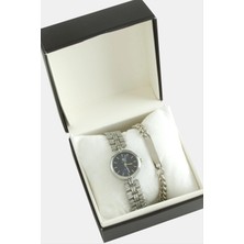 SiHako Metal Bayan Kol Saati ve Kutulu Bileklik Kombini