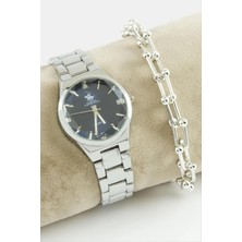 SiHako Metal Bayan Kol Saati Bileklik Kombini