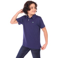 Toontoy Erkek Çocuk Polo Yaka Düğmeli Kısa Kollu Tişört