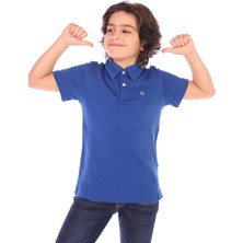 Toontoy Erkek Çocuk Polo Yaka Düğmeli Kısa Kollu Tişört