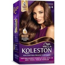 Wella Koleston 3.4 Koyu Kestane Saç Boyası Kalıcı Krem Boya Canlı Renkler ile Etkili