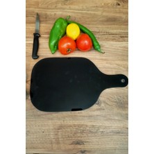 Feyza Design Şık ve Dayanıklı 20X35.5 cm Cam Kesme Tahtası, Dekoratif Tasarım