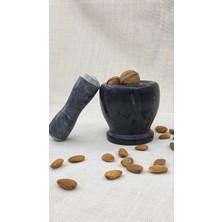 Feyza Design Mermer Havan Sarımsak Döveceği, Doğal Taş, Sağlıklı ve Estetik Tasarım