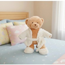 Top Rock Store Sevimli Pijamalı Terlikli Peluş Ayı 40 cm