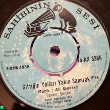 Plakantik Taner Şener - Gittiğin Yolları Yakın Sanarak / Ben Kalendermeşrebim (Sahibinin Sesi - 45'lik)