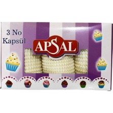 Feyza Design Yanmaz Pasta Kapsülü No:3, 650 Adet, Güvenle Kullanım Için Ideal