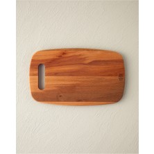 Feyza Design Işlevsel ve Şık 15X25 cm Kayın Kesme Tahtası, Mutfağınıza Zarafet Katın