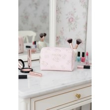 Miniso Hello Kitty Lisanslı Quadrate Makyaj Çantası (Pembe)
