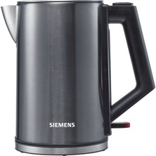Siemens TW71005 Su Isıtıcısı 1,7 lt Kapasite Siyah Renk ve Gizli Rezistans ile Güvenli Kullanım