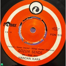 Plakantik Handan Kara - Sevemedim Karagözlüm / Gözüm Sende (Fonex - 45'lik)