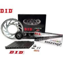 Did Zvm-X-Jt 2017-2022 Triumph Street Triple Rs Uyumlu Zincir Dişli Set Çelik Renk