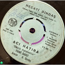 Plakantik Necati Dindaş - Acı Hatıra / Sen Yaşayan Ruhumsun (Pollyanna Plak 45'lik)