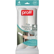 Özgürce Yapışkan Tüy Toplayıcı Rulo, 4'lü Yedek Set, 4X50 Yaprak