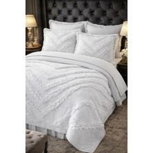 6 Parça Premium Lüks Saçaklı Pike Takımı (Pike - Çarşaf - Kırlent 2 Ad. - Yastık Kılıfı 2 Ad.)