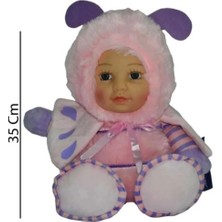 Top Rock Store Sevimli Bebek Yüzlü Peluş Kelebek Uyku Arkadaşı 35 cm