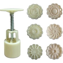 Feyza Design Çiçek Şekilli 7 Parça Basmalı Kurabiye Kalıbı Seti