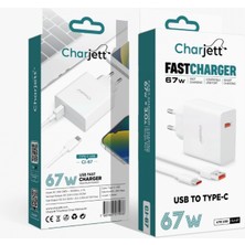 Charjett 67W Tek Port Hızlı Şarj Adaptörü