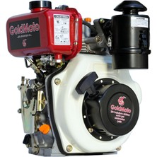 Goldmoto GM186FA-B Dizel Motor 10 Hp Ipli Krank Mili Konik