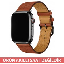 Dexmon Apple Watch ile Uyumlu 11 10 9 8 7 6 Ultra Se Uyumlu 42 44 45 46 49MM Gerçek Tokalı Deri Kordon