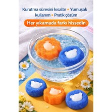 Özgürce 2 Adet Çamaşır Makinesi Tüy Toplama Topu, Yıkanabilir, Evcil Hayvan Tüyleri Için