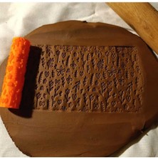 Feyza Design 10 cm Seramik ve Polymer Kil Doku Ruloları, Sanatsal ve Dekoratif Projeler Için