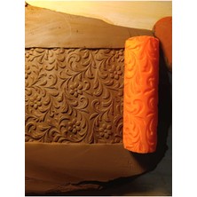 Feyza Design 10 cm Seramik ve Polimer Kil Doku Rulosu, Şık ve Yaratıcı Tasarım