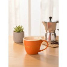 Tohana Toprak Tonlarında Porselen Kupa 200 ml Espresso Fincanı