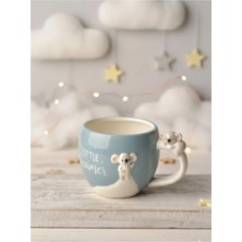 Tohana 3D Hayvanlı Kulplu Seramik Kupa 460 ML