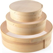 Feyza Design Ahşap Tahta Un Eleği, 20 cm Çap, 7 cm Derinlik, Kaliteli ve Kullanışlı